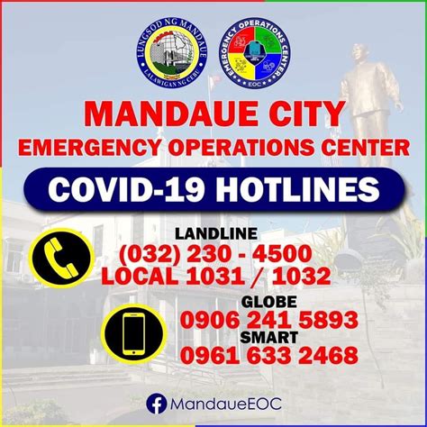 emergency hotline numbers in mandaue city